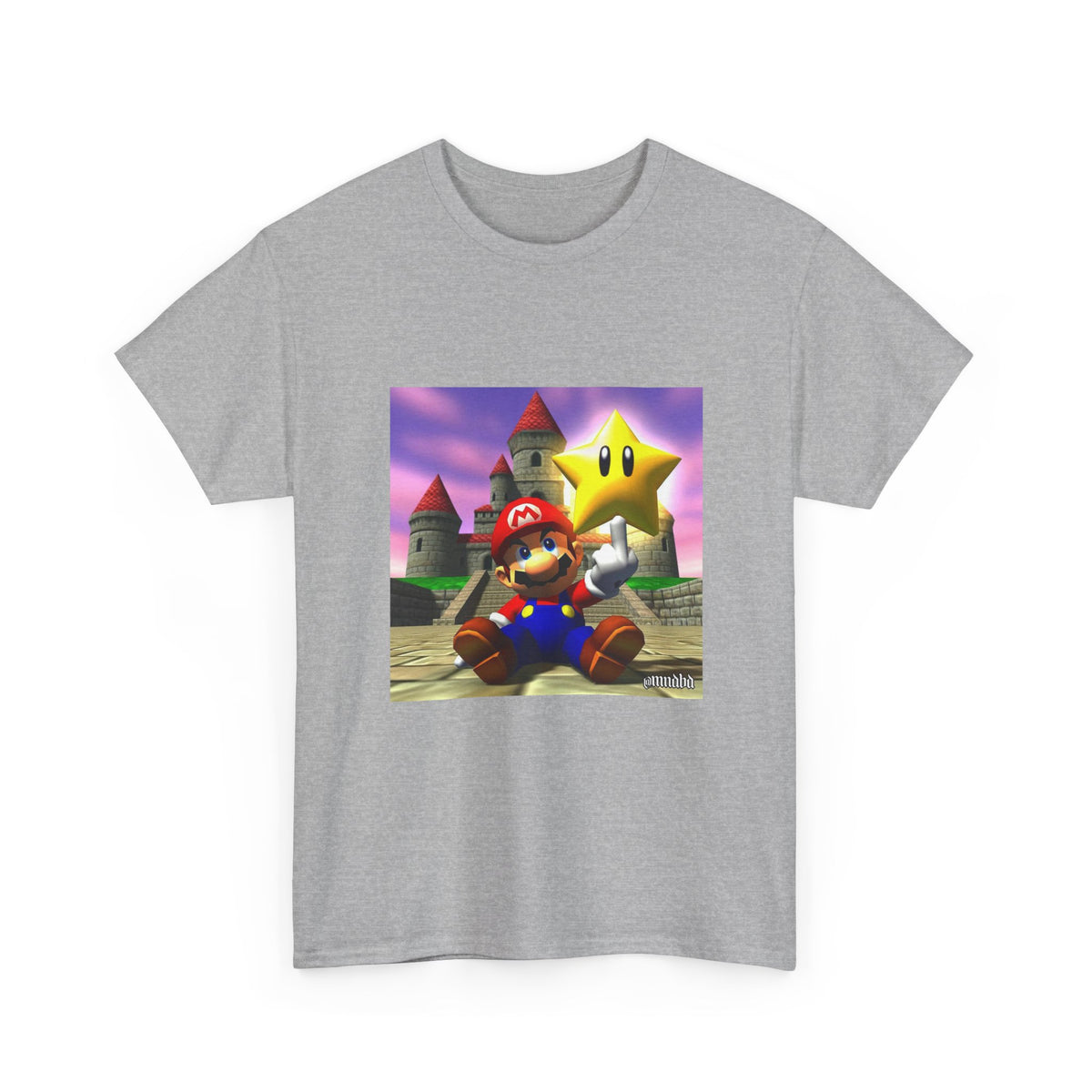Mario Flips Off The Star Tee