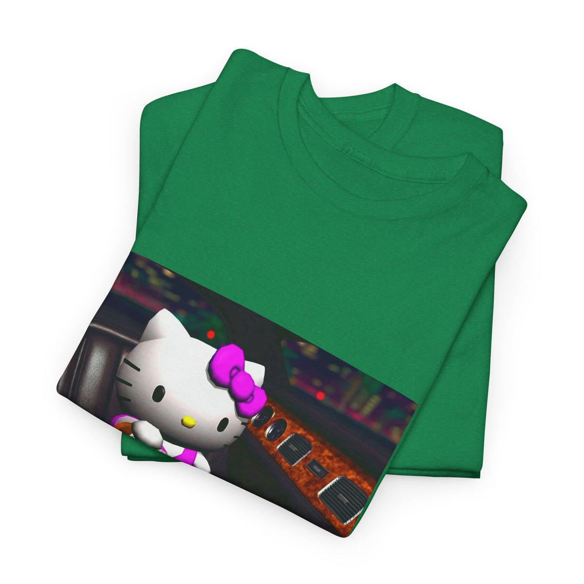 Hello Kitty Pouring Lean In Car Tee