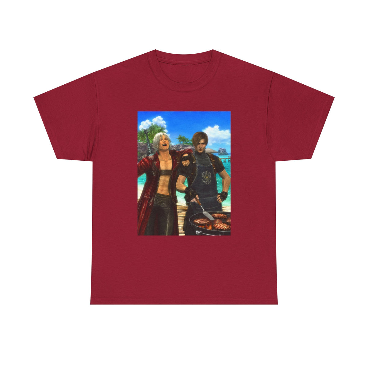 Dante and Leon Grilling Island Burgers Tee