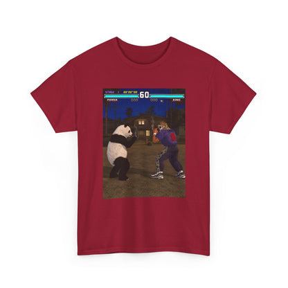 Panda And King Smoking Cigars Street Fight Tee