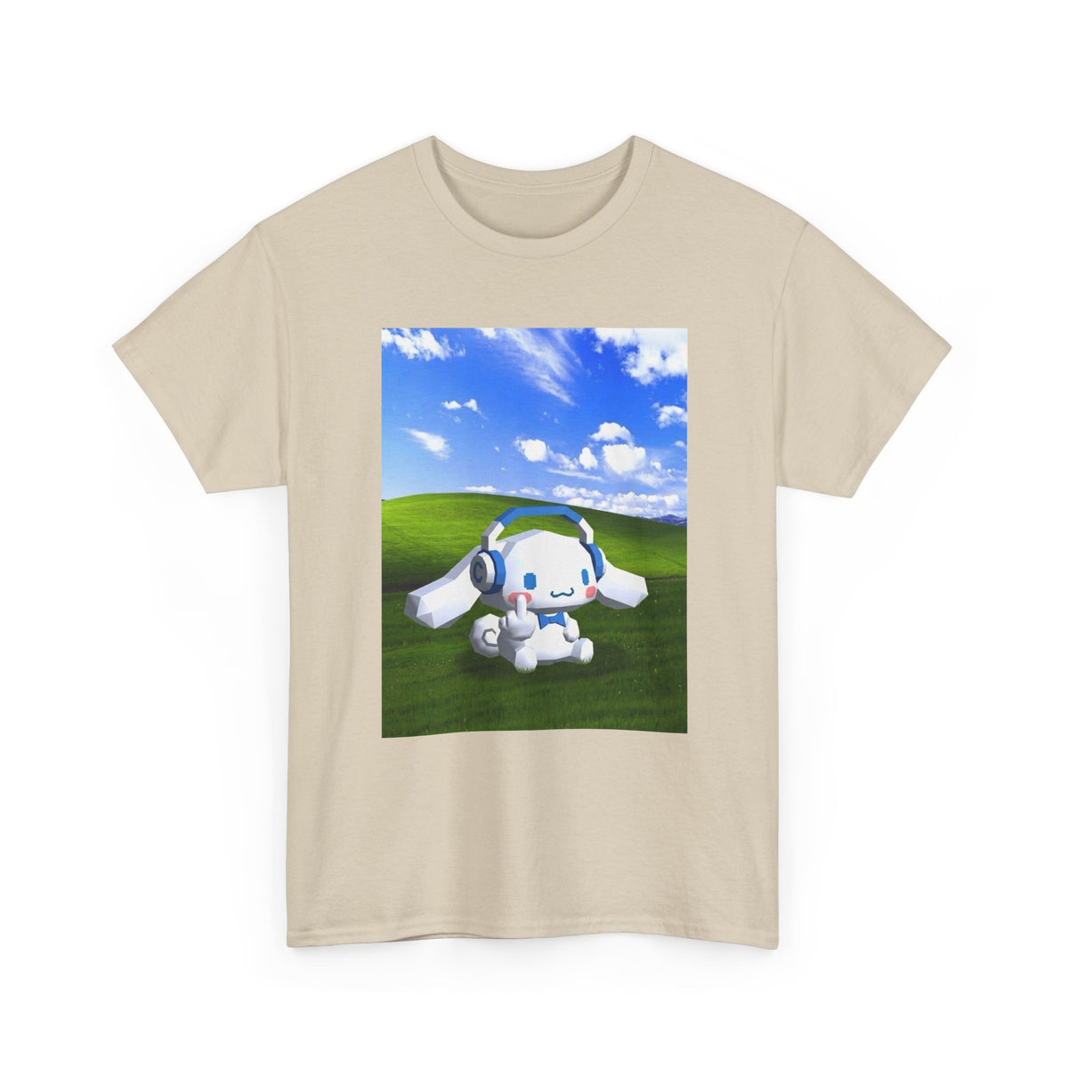 Low-Poly Cinnamoroll Flipping The Bird