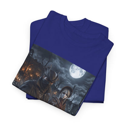 Hunters Smoking Under Moonlight