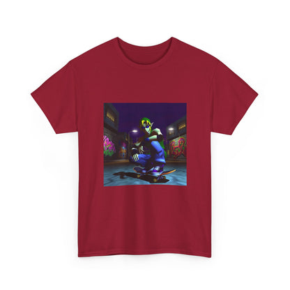 Skater Link Smoking In Neon Alley Tee