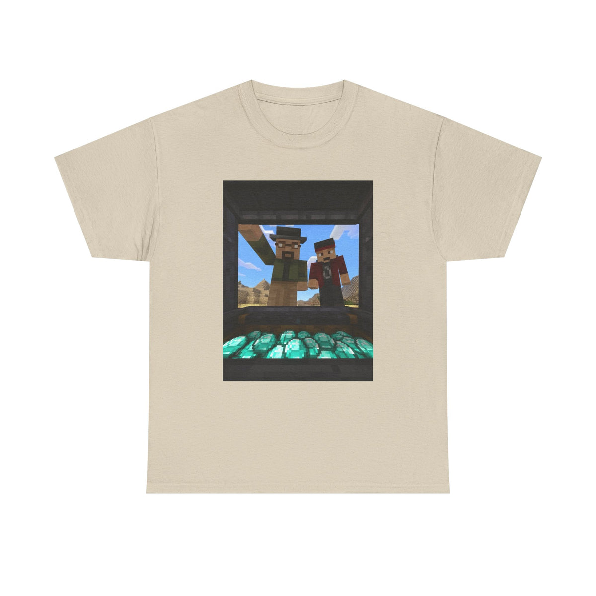 Pixelated Duo With Precious Gems
