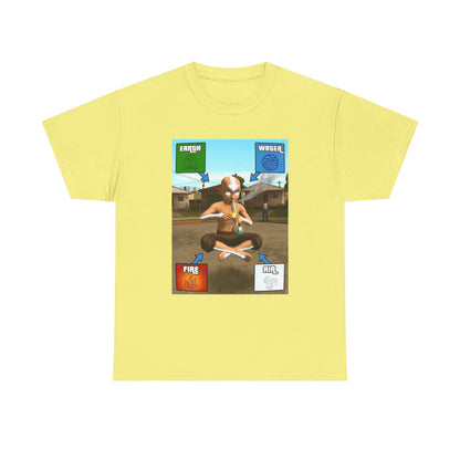 Aang Bending Smoke Elements Tee