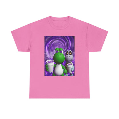 Yoshi And Dry Bones Sippin' Purple