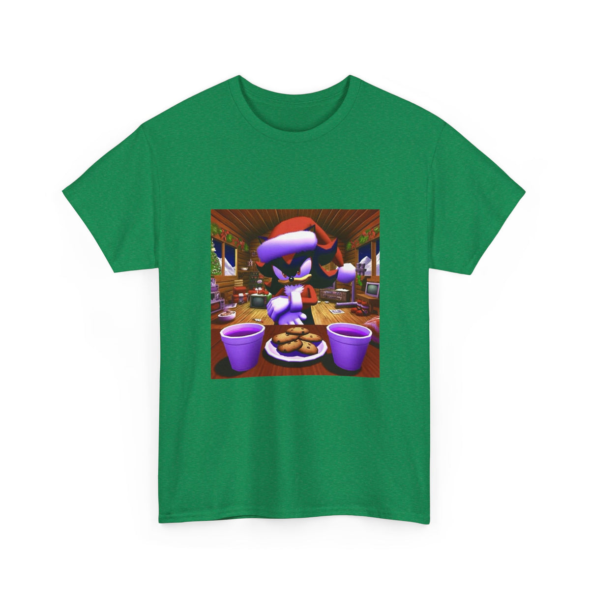 Shadow The Hedgehog Christmas Chill Tee