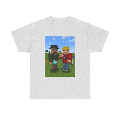 Pixelated Duo In The Green Field Tee