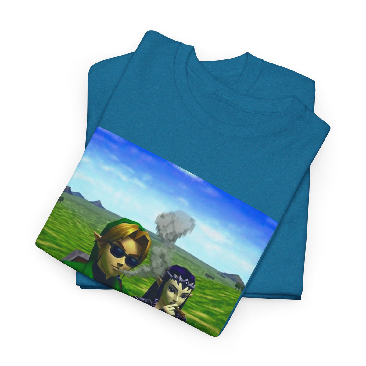 Link and Dark Zelda Blazing Hyrule Field