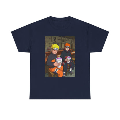 Naruto And Pain Sipping Lean Tee