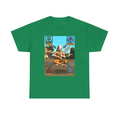 Bender Aang Meditating with Bong Tee