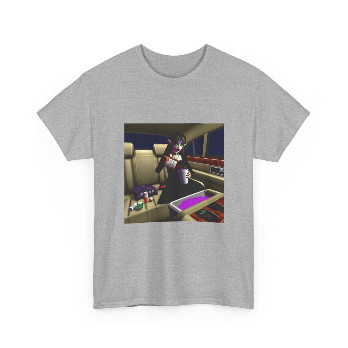 Gothic Elf Pouring Lean In Limousine