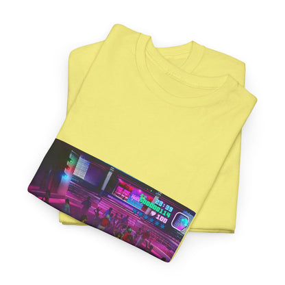 Neon Ember Flow Graphic Tee