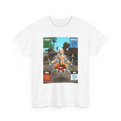 Avatar Aang Element Bending With Bongs Tee