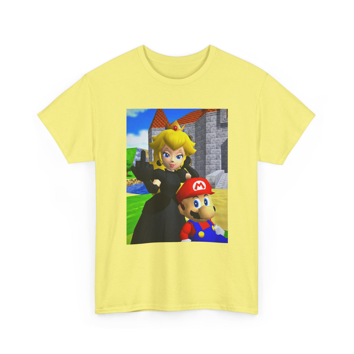 Princess Peach Flipping Off With Mario