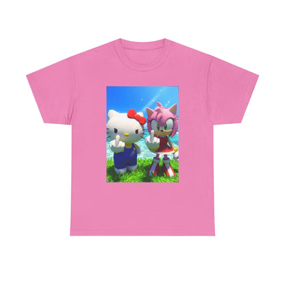 Hello Kitty And Amy Rose Flipping You Off