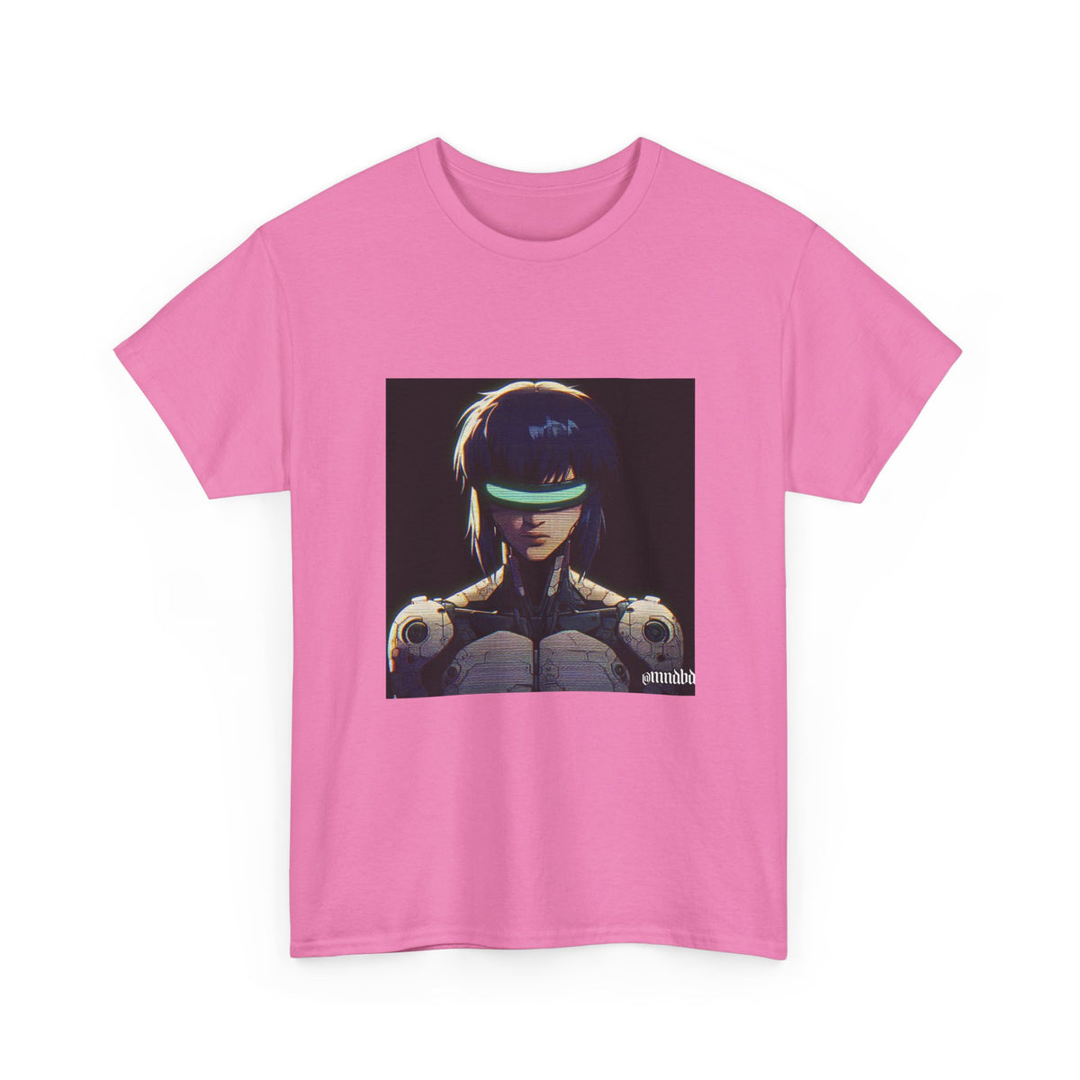 Cybernetic Major Motoko Kusanagi Glitch Art Tee