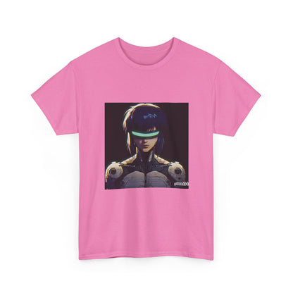 Cybernetic Major Motoko Kusanagi Glitch Art Tee