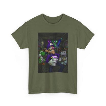 Waluigi, Yoshi, And Dry Bones Clubbin' Tee