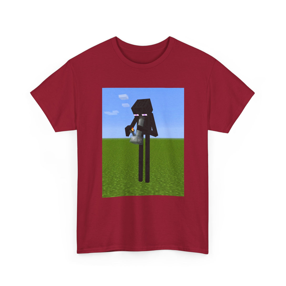 Enderman Lighting Up A Bong Tee