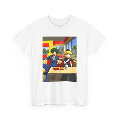 Spike Spiegel And Dark Peach Chilling Tee