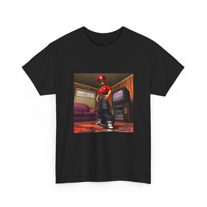 Gangster Mario Chillin' In The Crib Tee