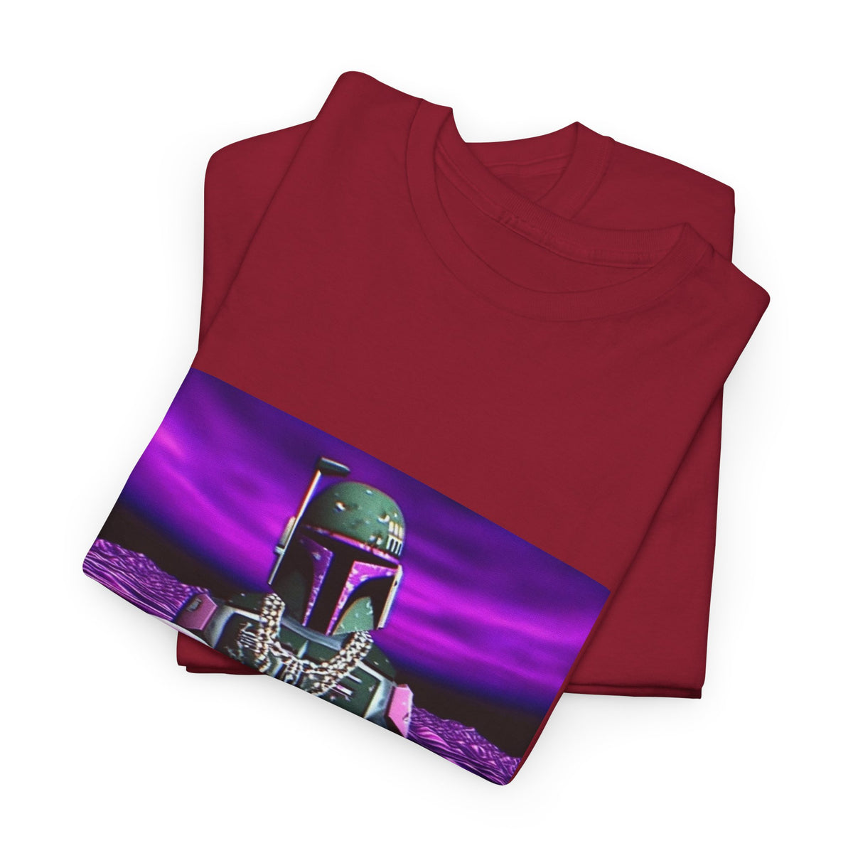 Boba Fett Sipping Purple In A Hypnotic Realm