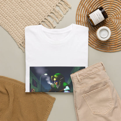 Skater Link Smoking In Dark Alley Tee
