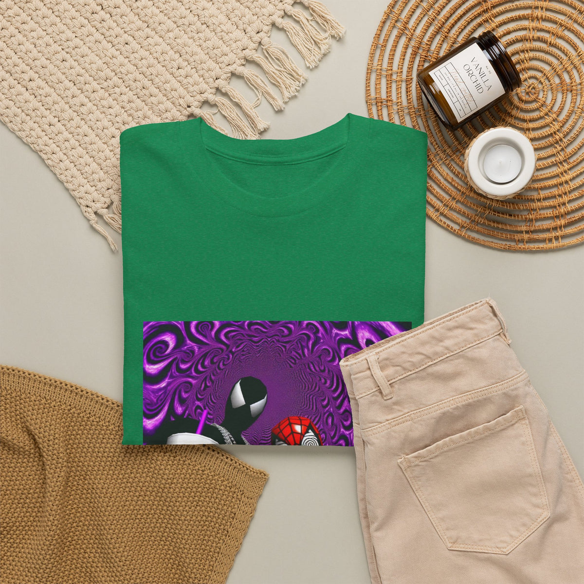 Symbiote & Spider-Man Lean Scene Tee