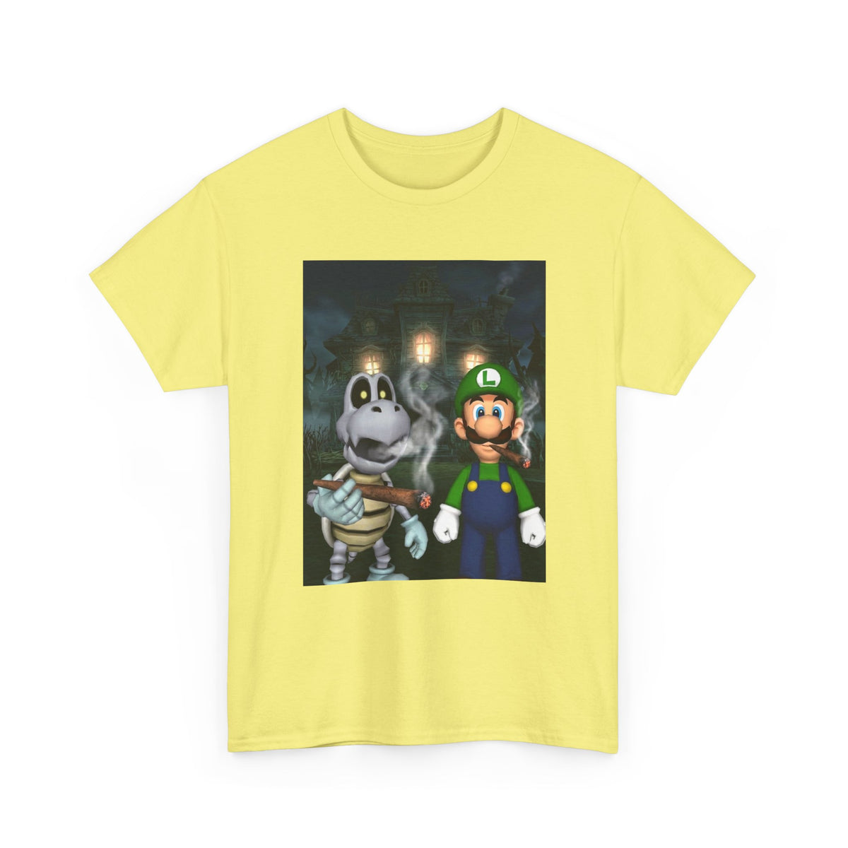 Luigi And Dry Bones Spooky Smoke Session Tee