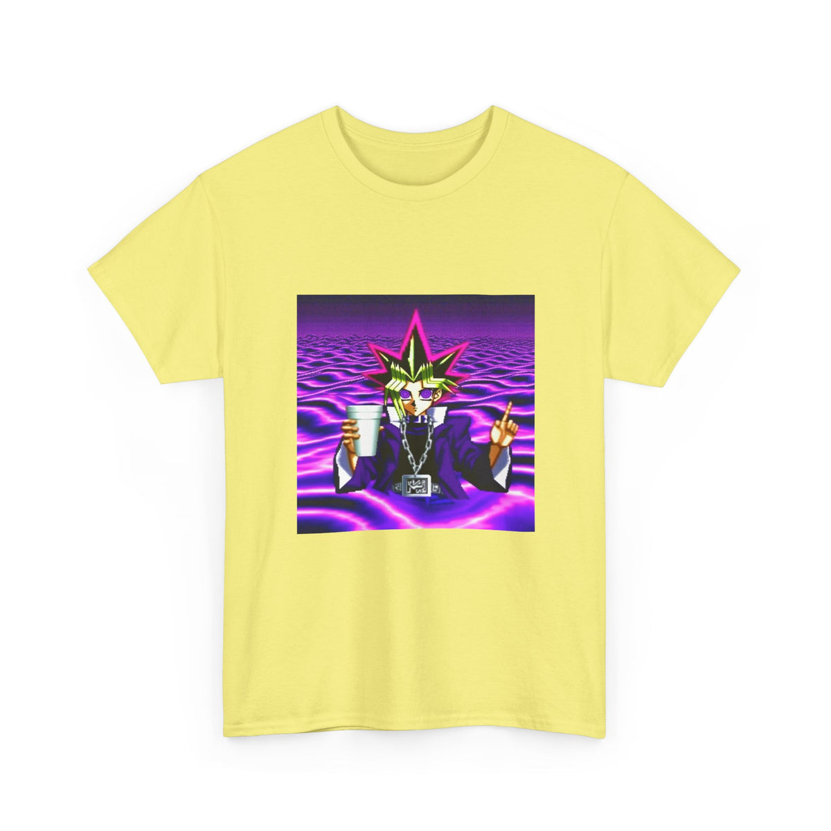 Yami Yugi Sipping Lean In Cyber Purple