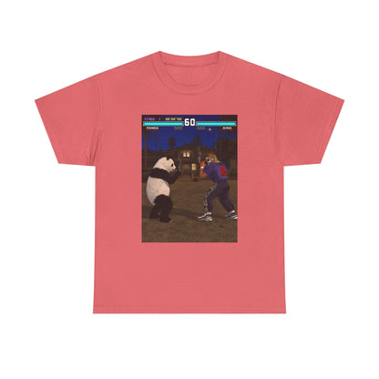 Panda And King Smoking Cigars Street Fight Tee