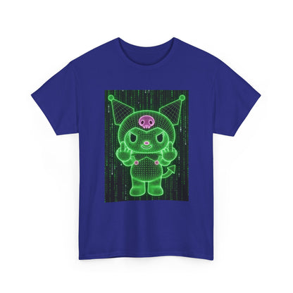 Wireframe Kuromi Flipping Off Tee