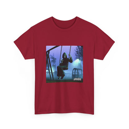 Grim Reaper Giving Middle Finger On Swing