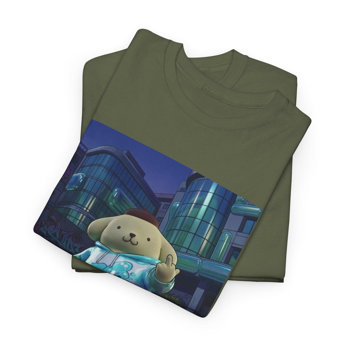 Pompompurin Flips Off In Skateshop City