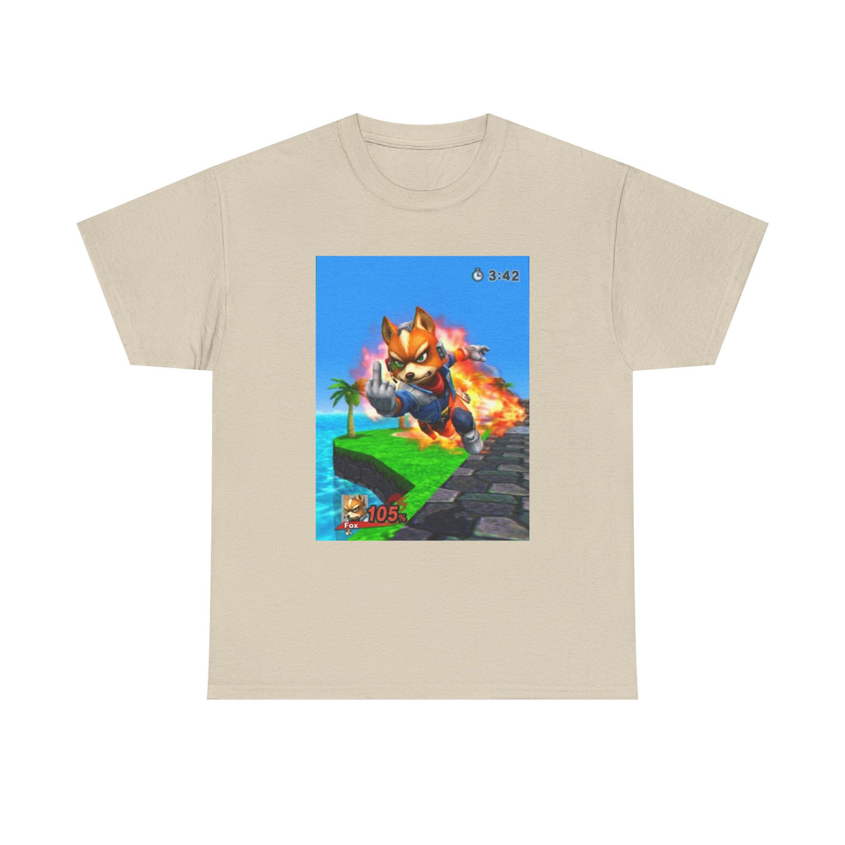 Fox McCloud Flipping The Bird Tee