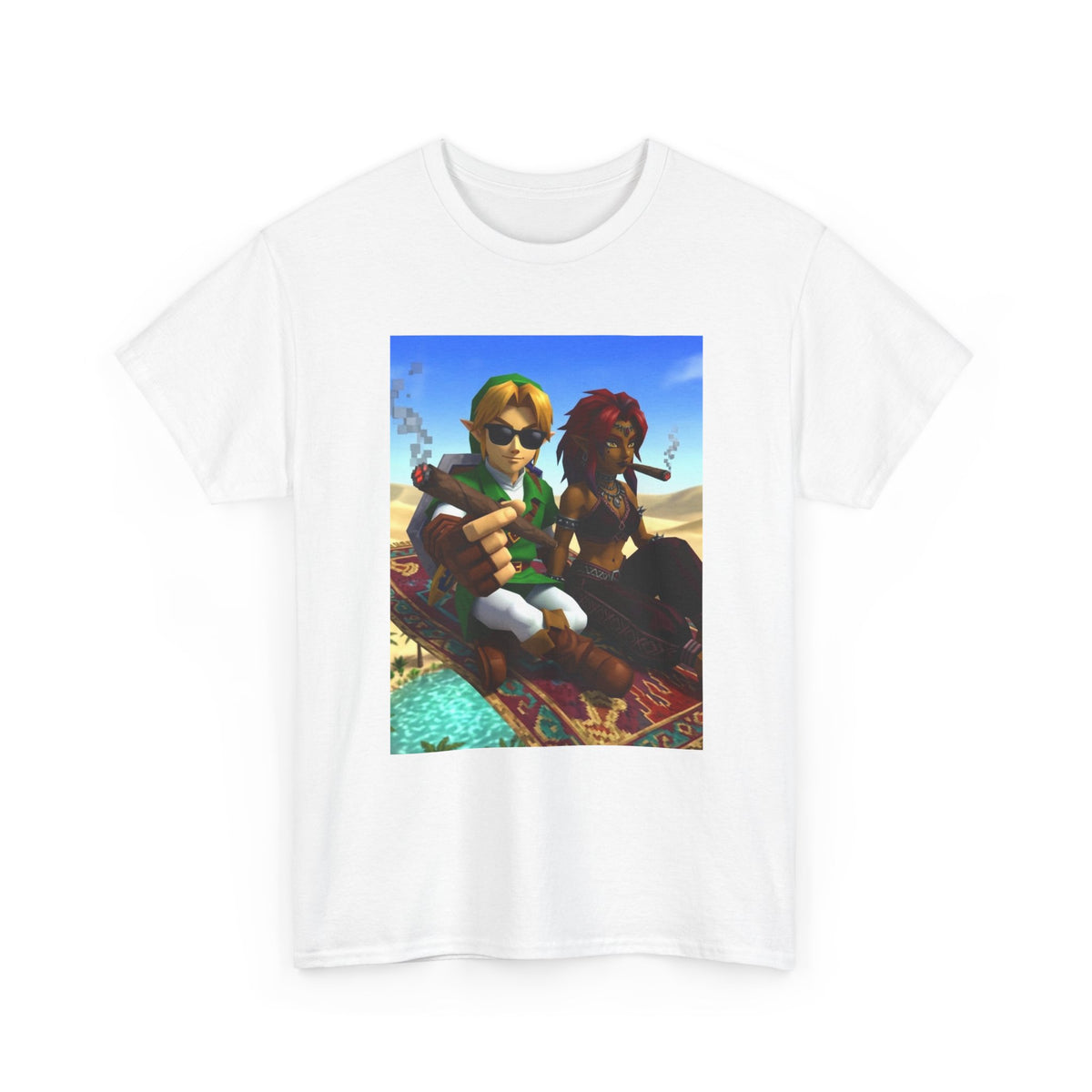 Link and Urbosa Hotbox Magic Carpet Tee