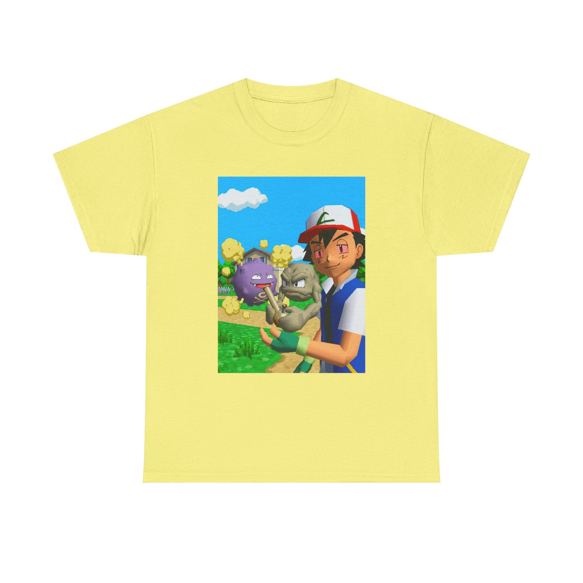Ash, Geodude, Koffing Get High