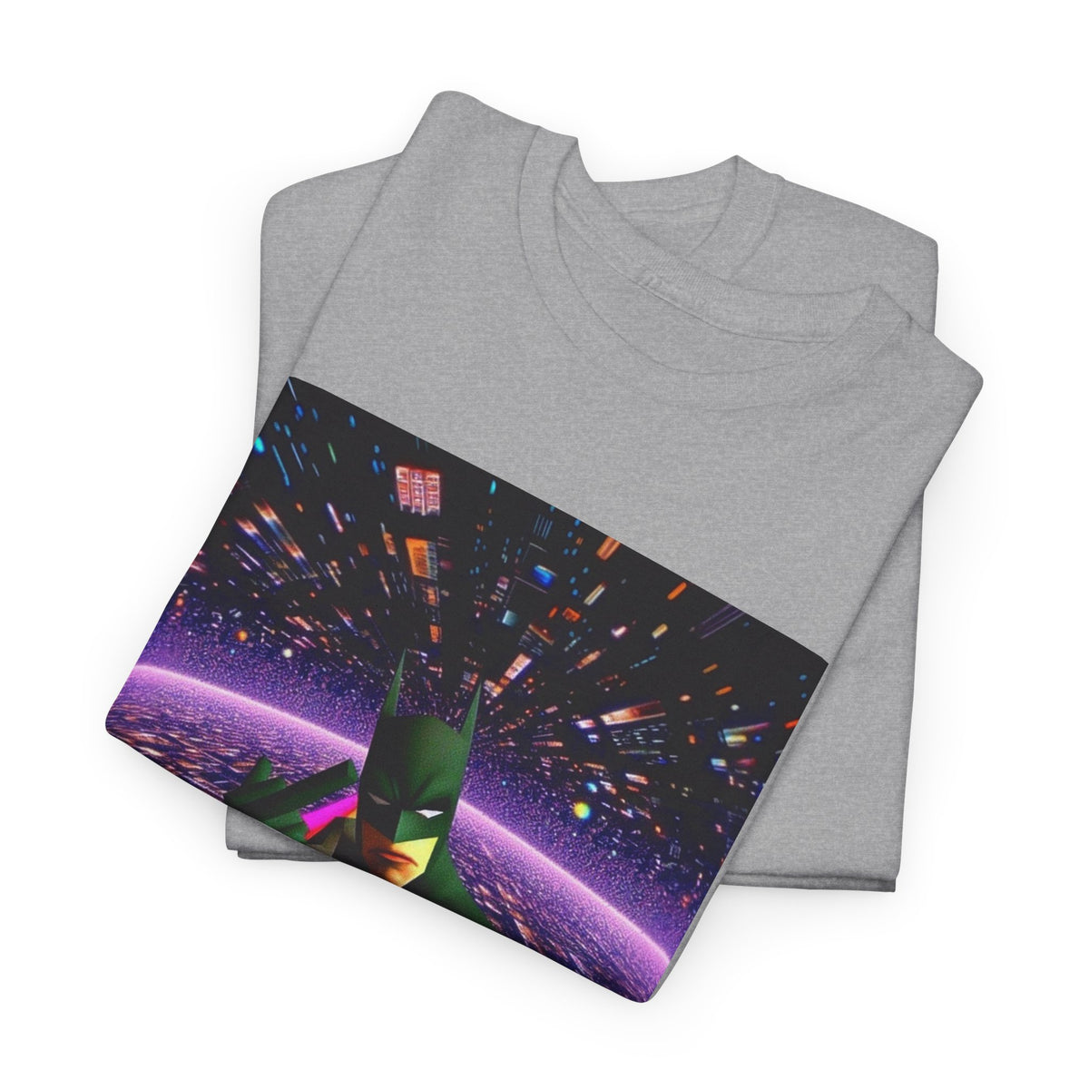 Batman Flips Off Reality On Psychedelic Tee