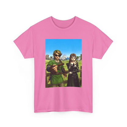 Link And Zelda Chilling With Blunts Tee