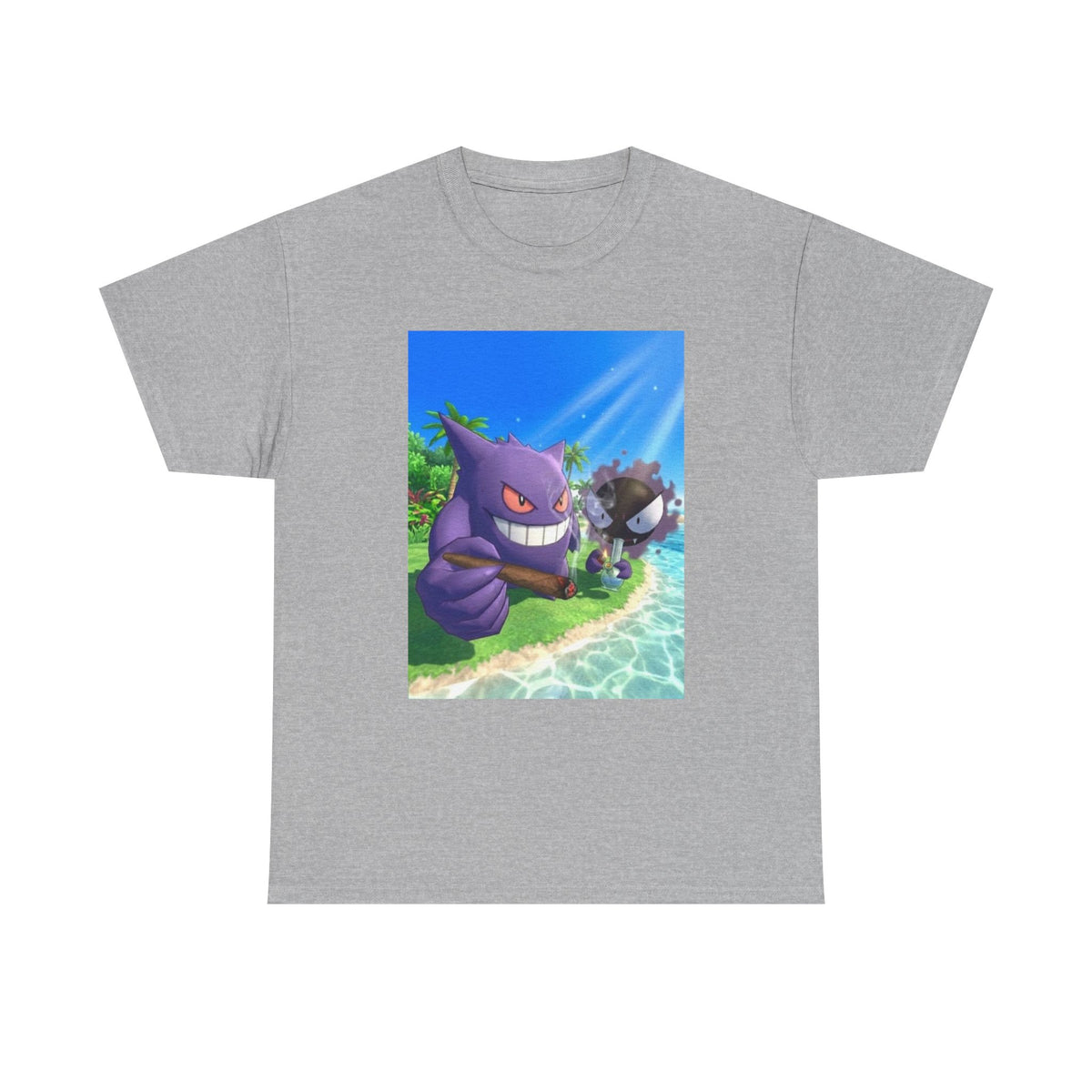 Gengar and Gastly Chillin' By The Beach