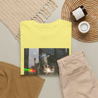 Neon Ember Flow Graphic Tee