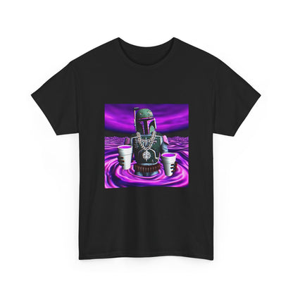 Boba Fett Sipping Purple In A Hypnotic Realm