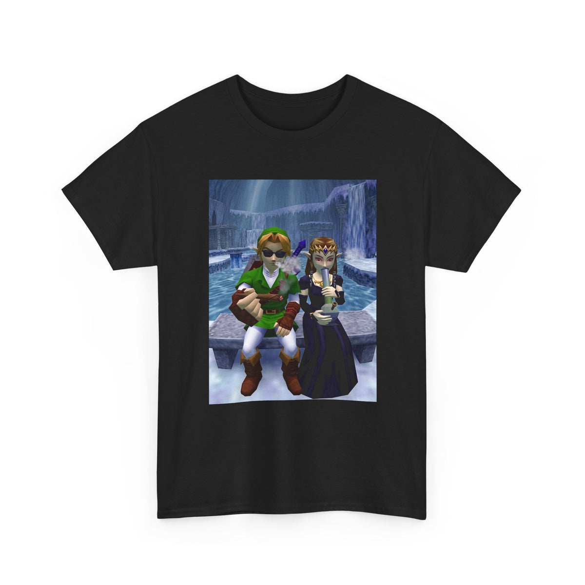 Hyrule Heroes Chilling In Ice Cavern