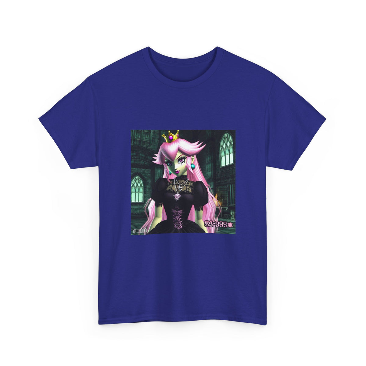 Goth Peach In Haunted Castle Tee