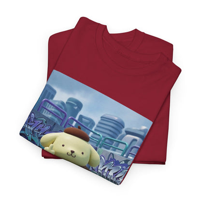 Pompompurin Flipping Off On Skateboard