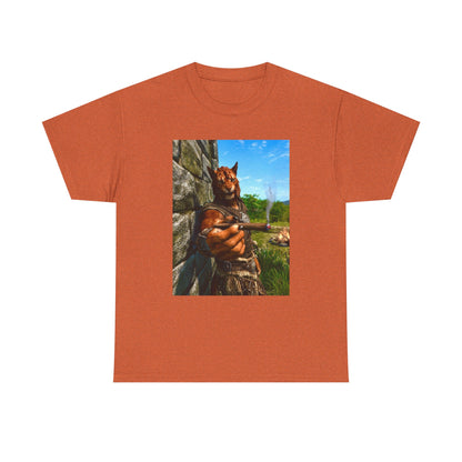 Khajiit Offering Smokin' Cigar Tee
