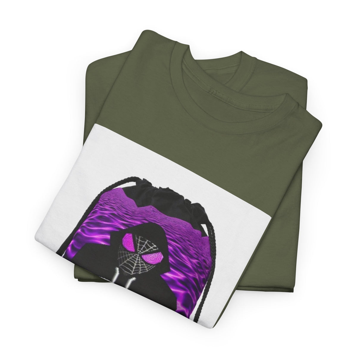 Spider-Hoodie Character Sipping Purple Drank Tee