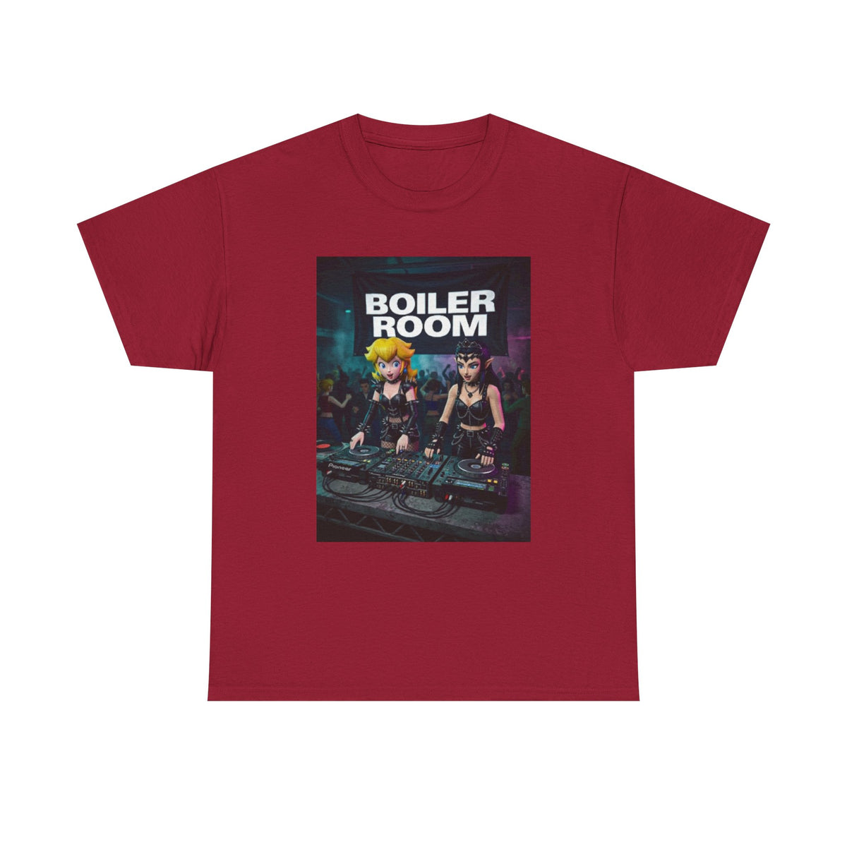 Princess Peach and Dark Peach DJing Tee