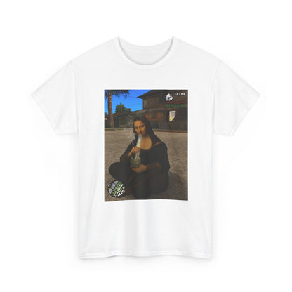 Mona Lisa Hitting The Bong Tee